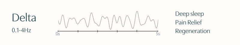 Delta Brain Waves: 1-4 Hertz